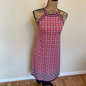 Max studio Red white and blue halter dress